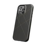 Black Geometric Design iPhone Case | MagSafe  Shamo's