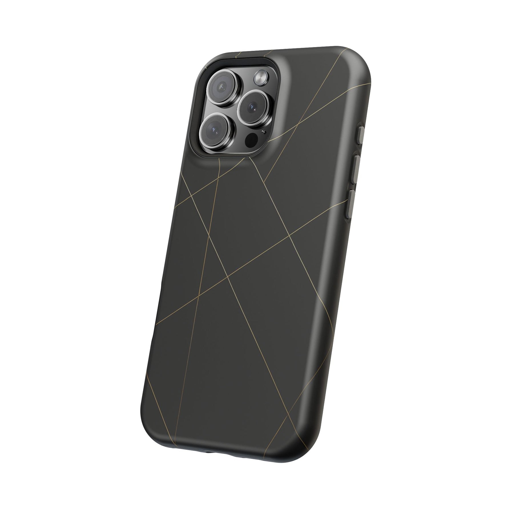 Black Geometric Design iPhone Case | MagSafe  Shamo's