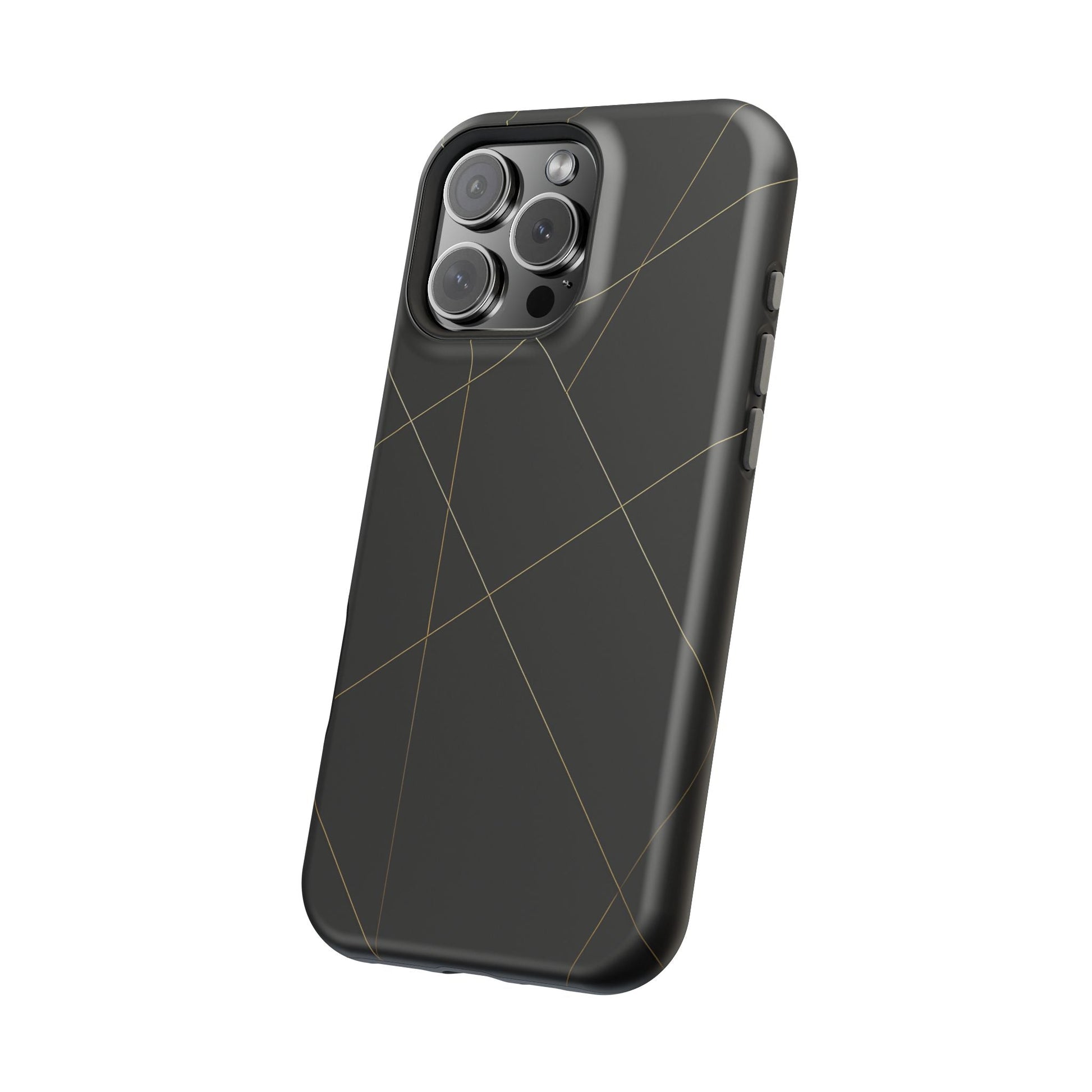 Black Geometric Design iPhone Case | MagSafe  Shamo's
