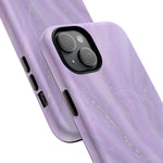Lavender Marble iPhone Case with MagSafe - Shamo's