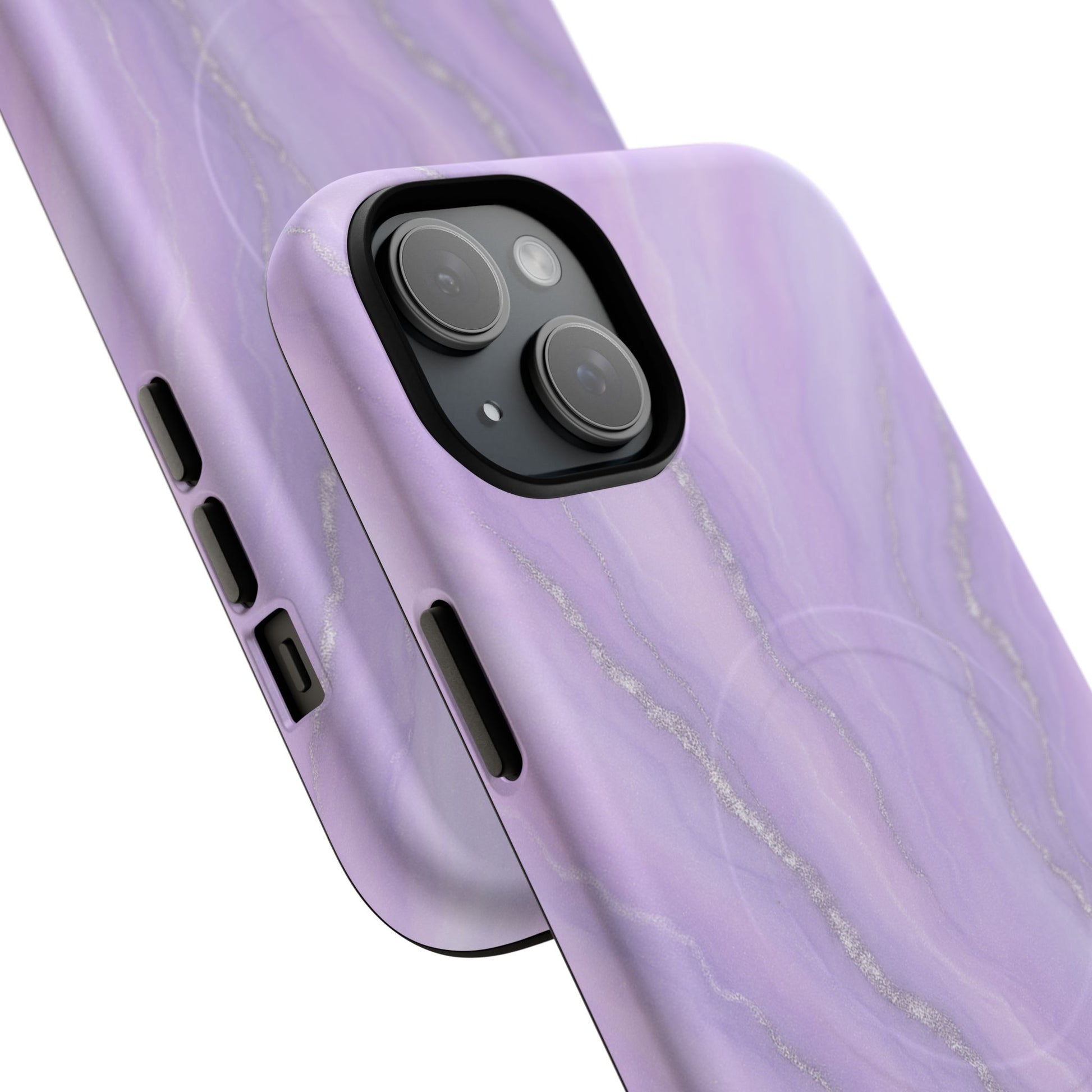 Lavender Marble iPhone Case with MagSafe - Shamo's