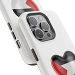 MagSafe Tough Cases with Palestinian flag in heart shape - Shamo's