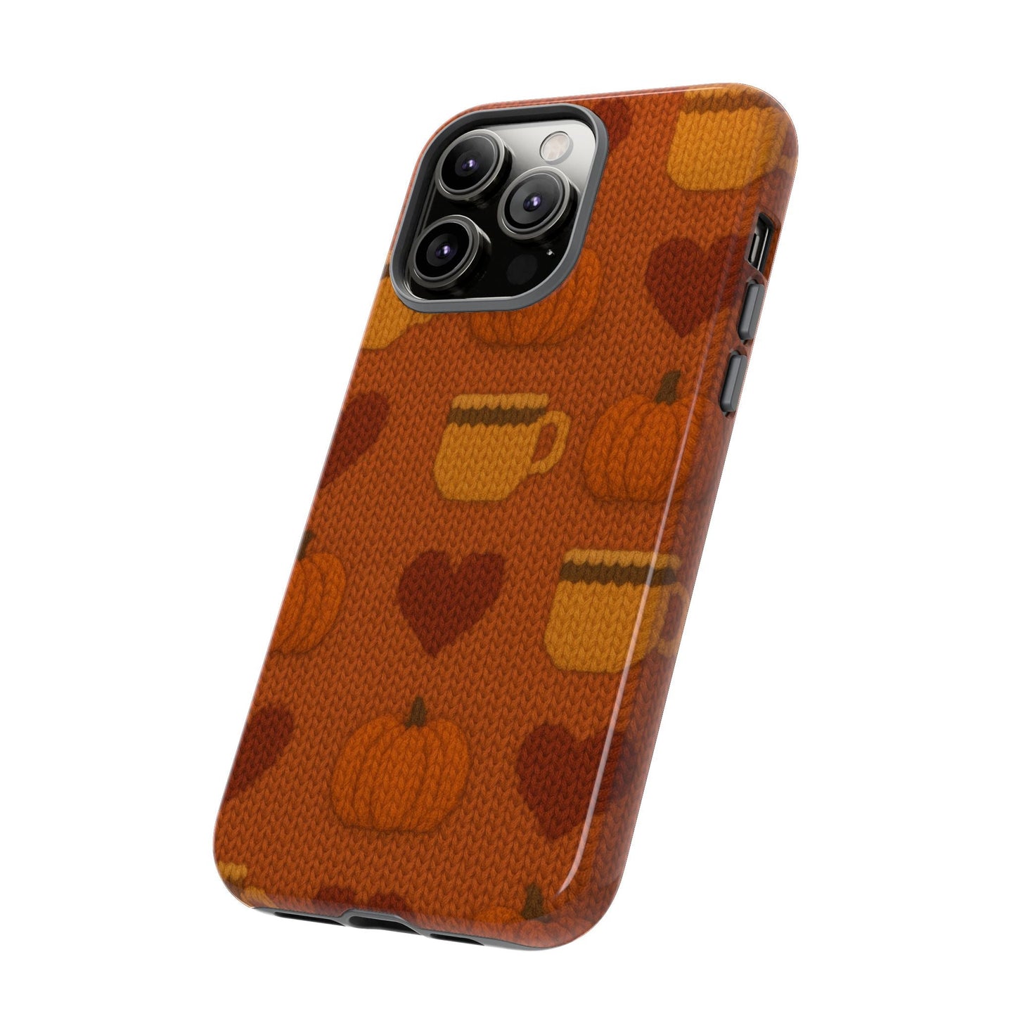 Fall Pumpkin & Coffee iPhone Case
