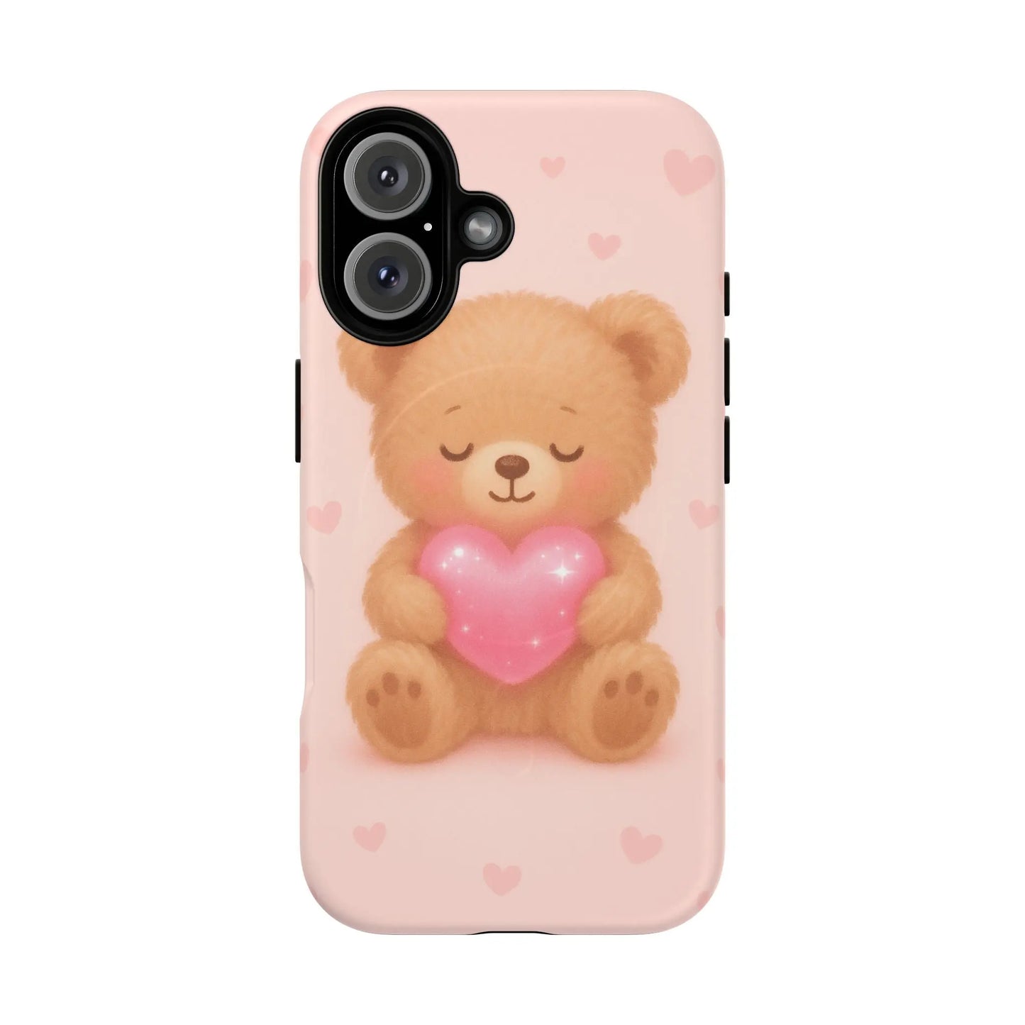 Heart Hug Teddy Bear iPhone Case – with MagSafe - Shamo's