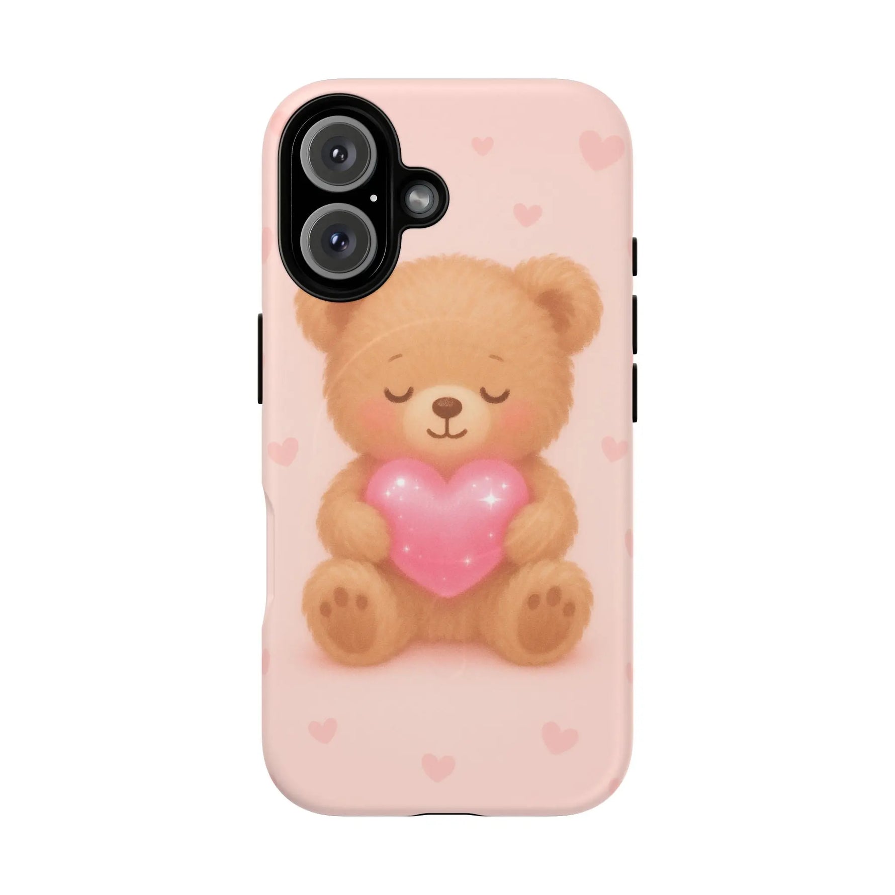 Heart Hug Teddy Bear iPhone Case – with MagSafe - Shamo's
