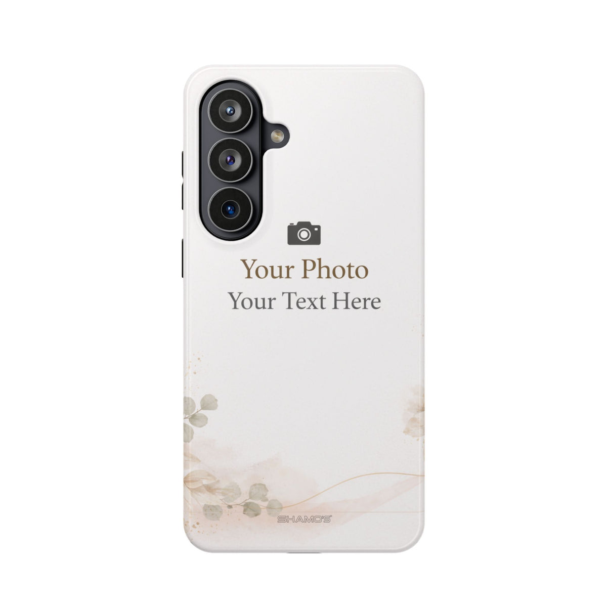 Personalizable Impact-Resistant Phone Case — Add Photo & Text