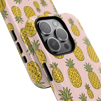 Pineapple Pattern Fruit Case for iPhone | MagSafe Compatible