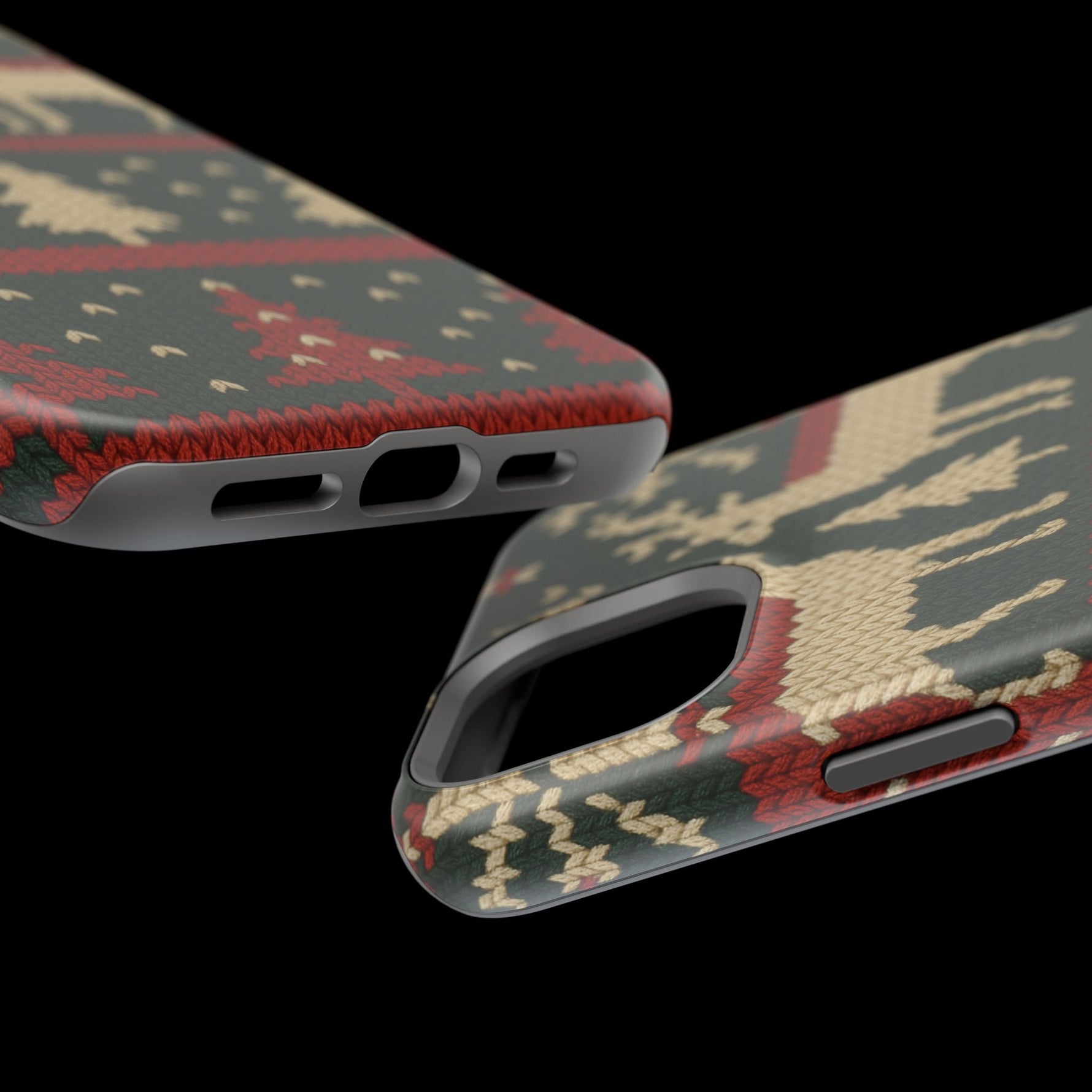Holiday Reindeer Knit iPhone Case | compatible with MagSafe  Shamo's