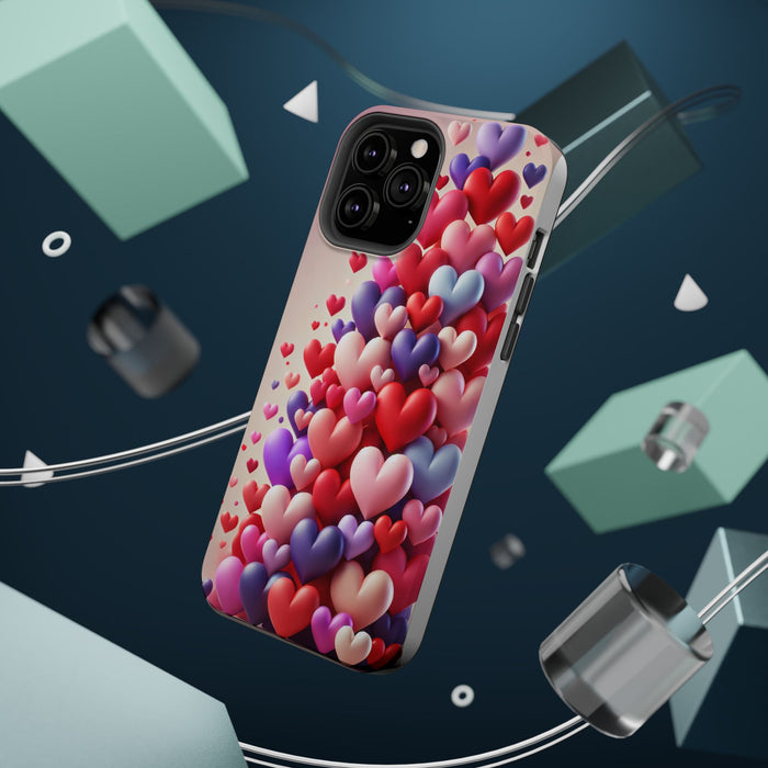 Shamo's Phone Case | MagSafe Compatible | Love Hearts Theme for iPhone 17 and more