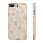 Neutral Pebble Pattern Tough iPhone Case - Shamo's