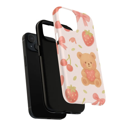 Teddy Berry Basket Friends iPhone Case with MagSafe - Shamo's