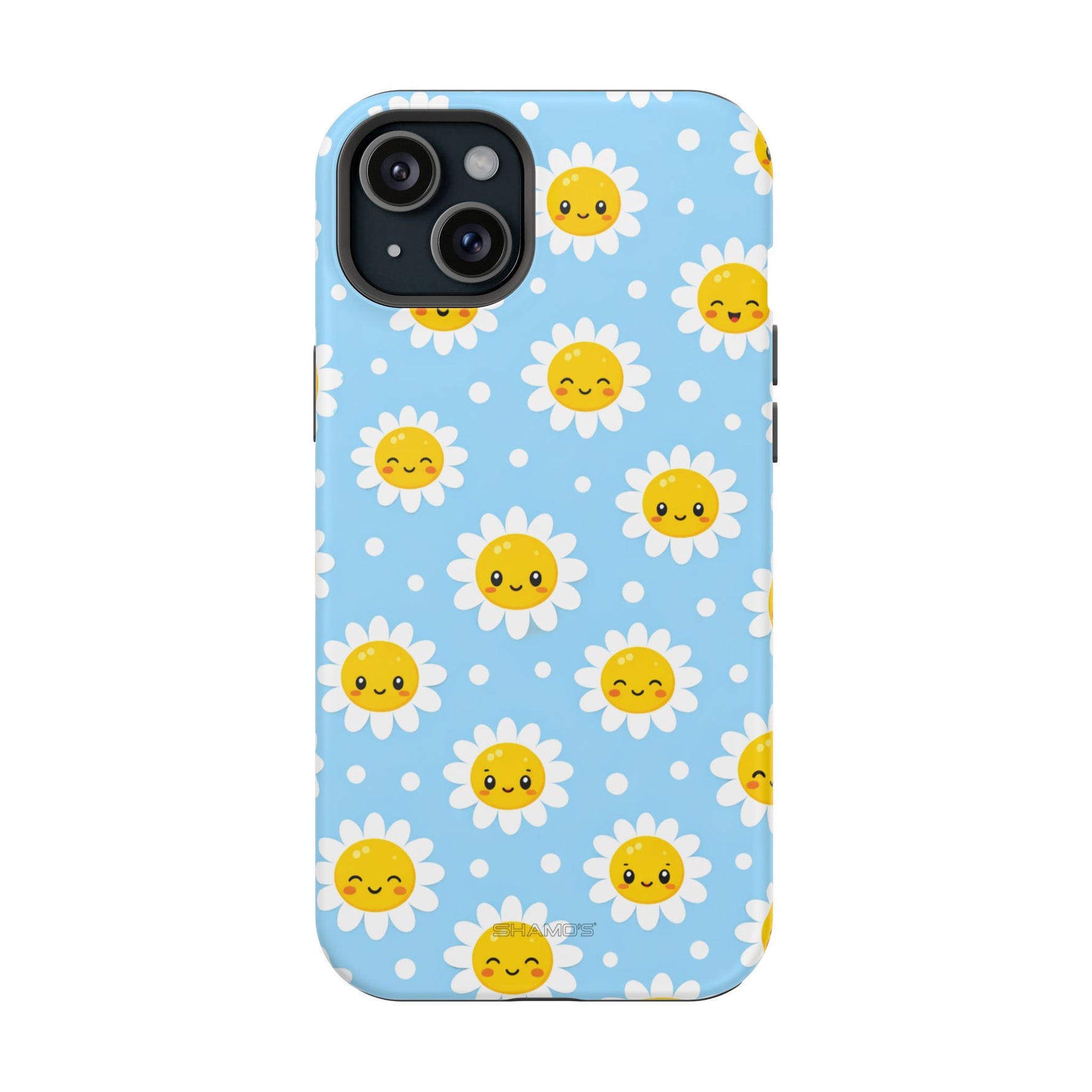 Sunny Daisy MagSafe Compatible Magnetic Phone Case — Impact-Resistant Cover