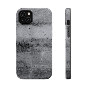 Concrete Pattern iPhone Case with Magsafe Compatibility - iPhone 14 Plus / Glossy - Shamo's