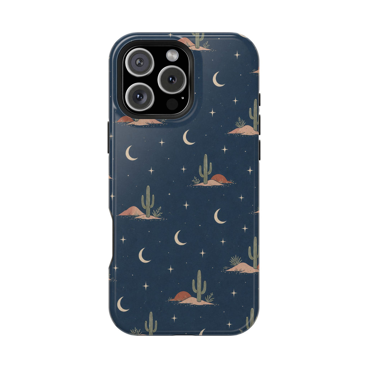 Desert Moon MagSafe Phone Case, glossy iPhone 16 Pro Max, rear view