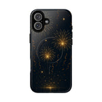 Gold Fireworks Celebration iPhone Case with MagSafe - Shamo's