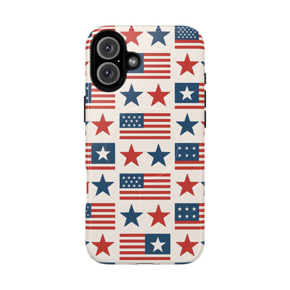 Patriotic American Flag iPhone Case | MagSafe