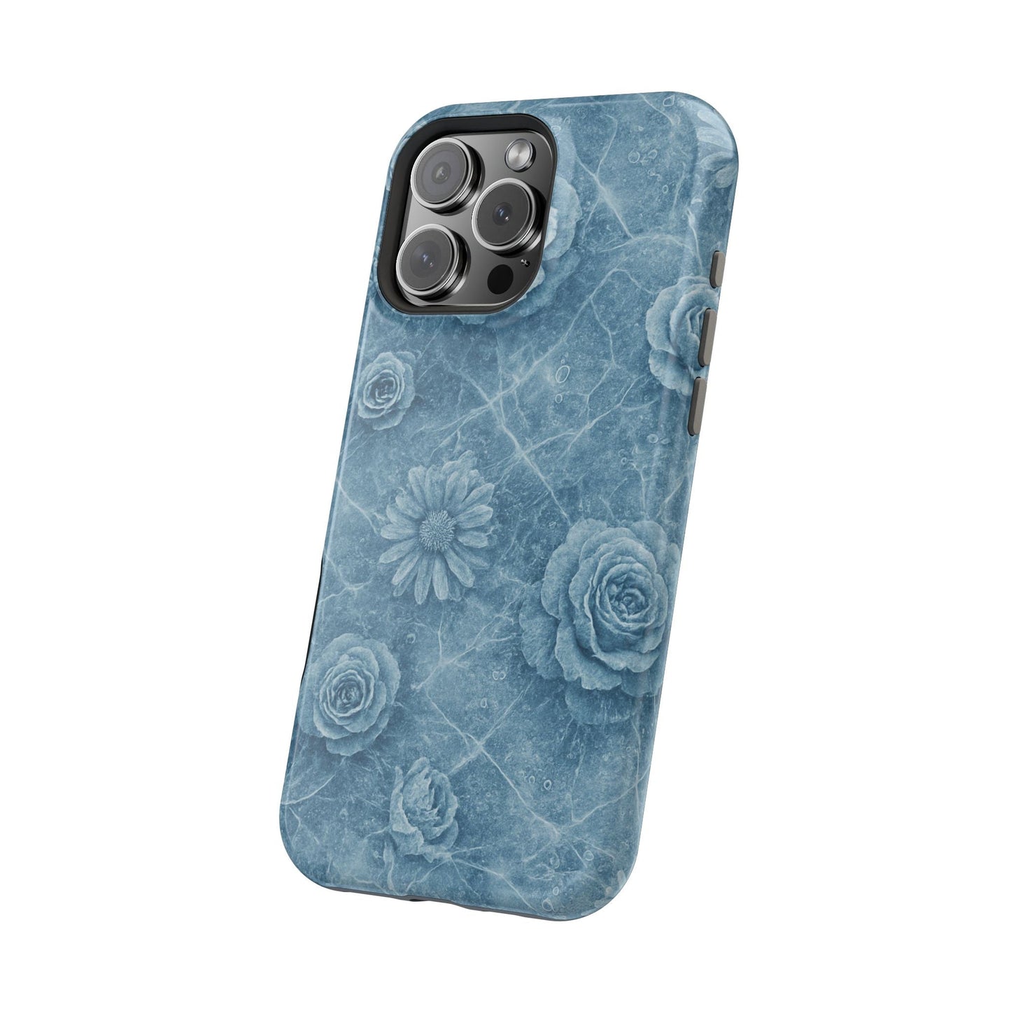 Frozen Flower Impact-Resistant iPhone Case — MagSafe Compatible  Shamo's