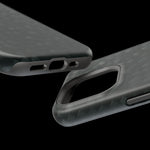 Dark Carbon Fiber Texture Magnetic Impact-Resistant iPhone Case | MagSafe compatible  Shamo's