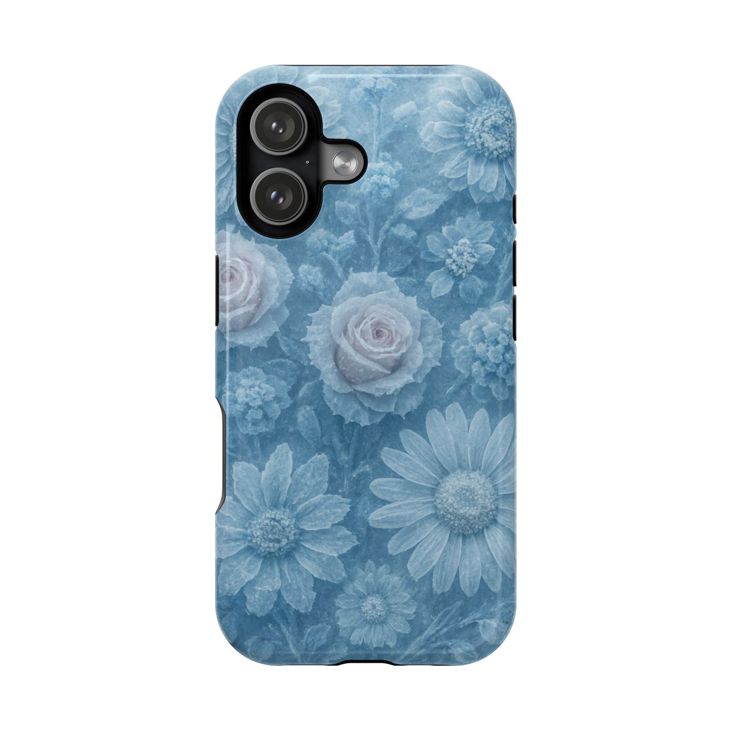 Frozen Beauty Floral Rose iPhone Case | MagSafe compatible  Shamo's iPhone 17 / Glossy
