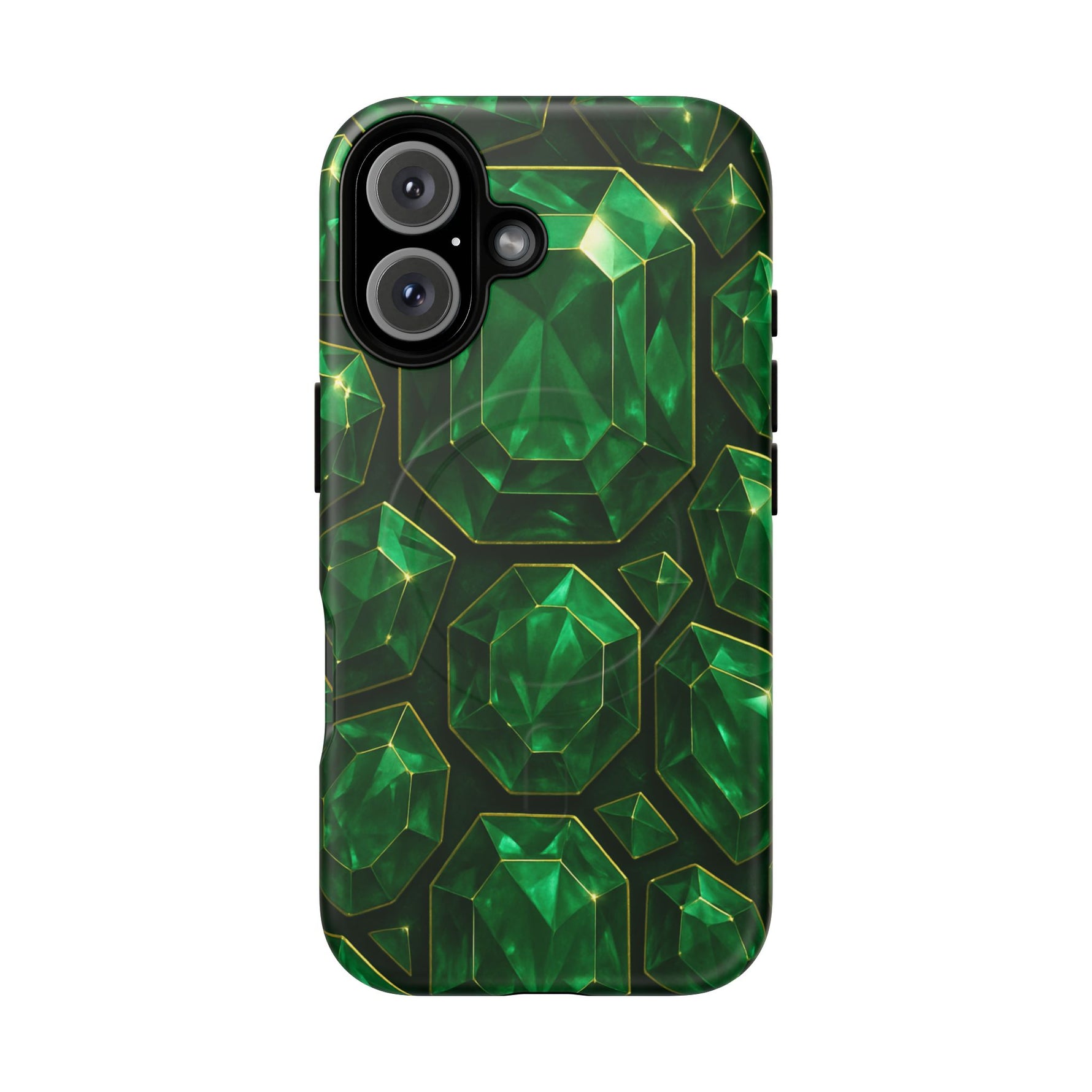 Luxury Series Emerald Gem iPhone Case with MagSafe - Shamo's