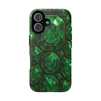 Luxury Series Emerald Gem iPhone Case with MagSafe - Shamo's