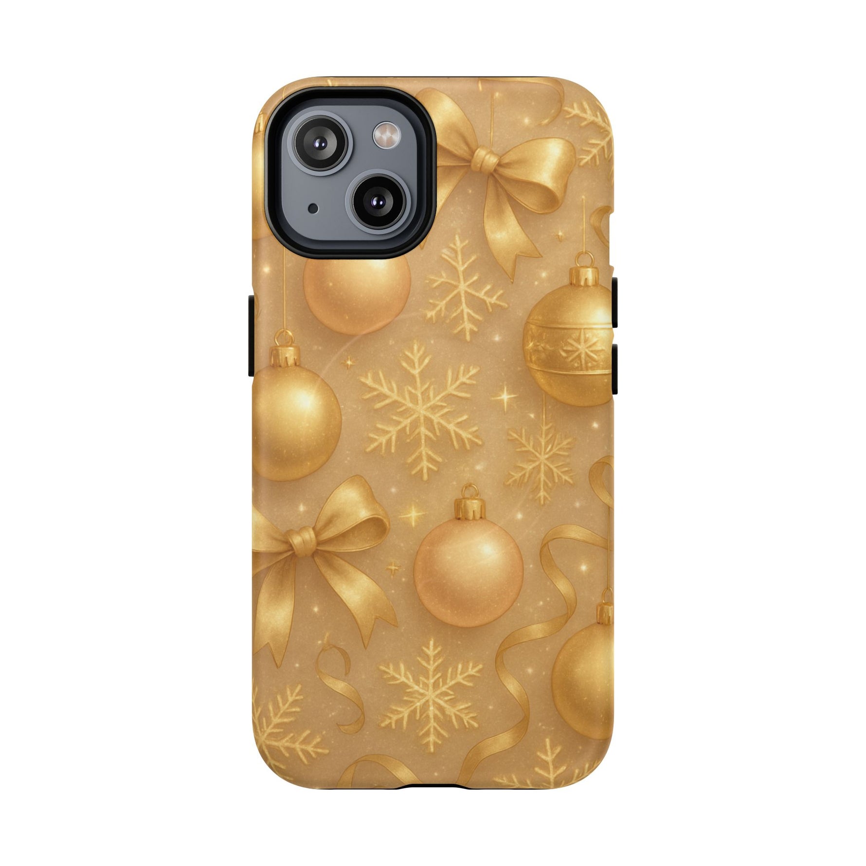 Holiday Gold Ornament iPhone Case | Compatible with MagSafe - Shamo's