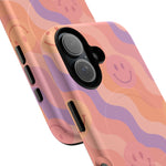 Groovy Smiley Faces Retro iPhone Case | MagSafe - Shamo's