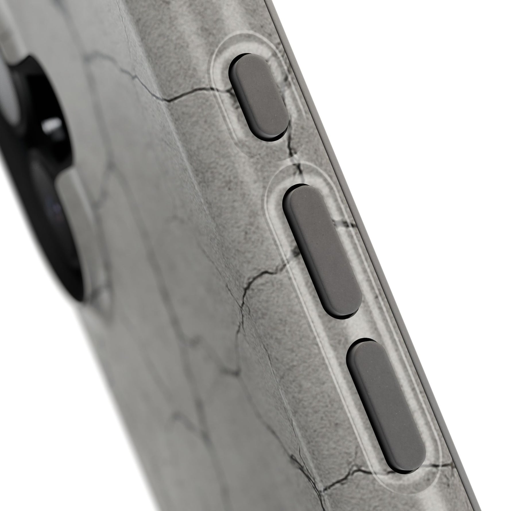 Cracked Concrete Texture iPhone Case with MagSafe compatibility