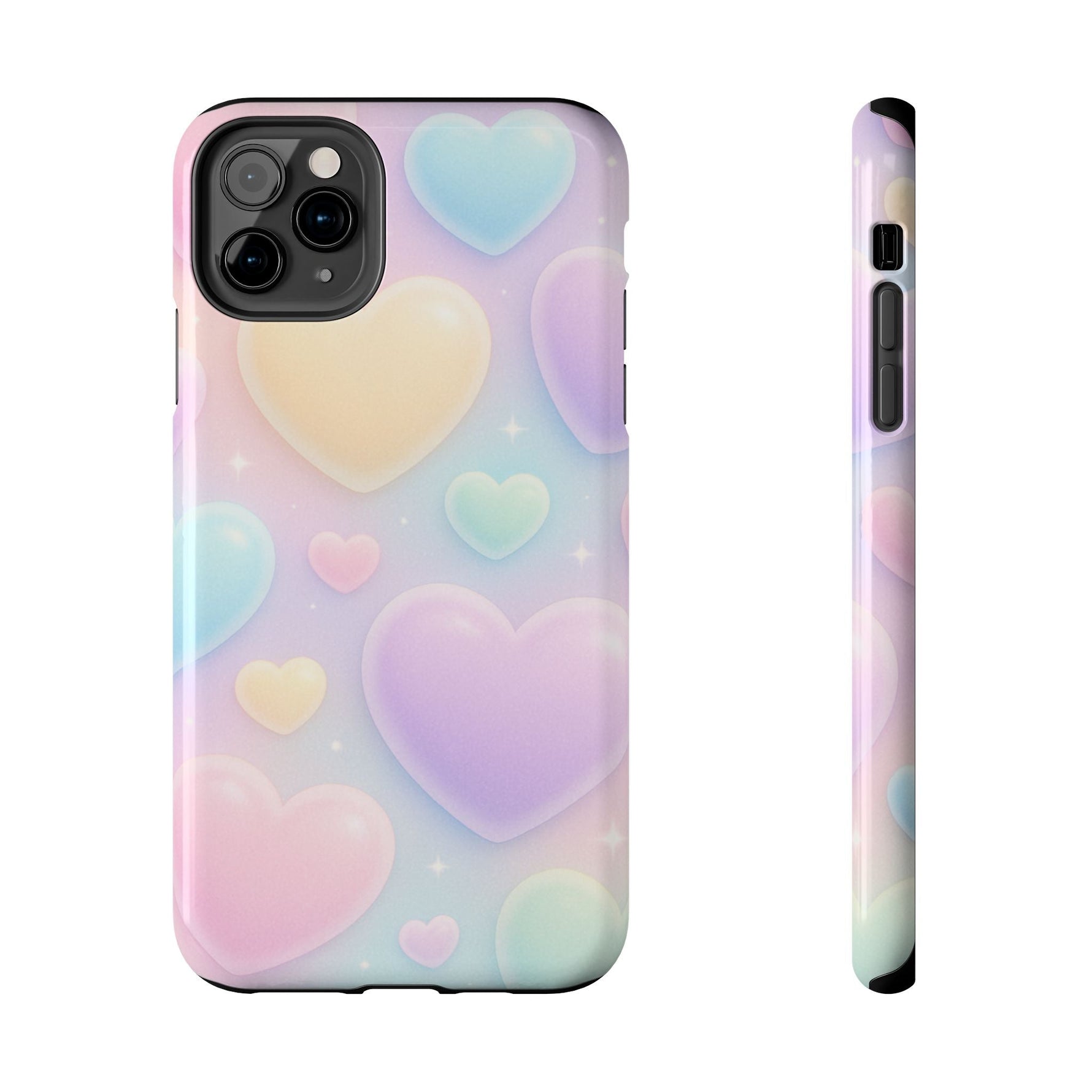Cute Rainbow Hearts Phone Case  Shamo's iPhone 11 Pro Max