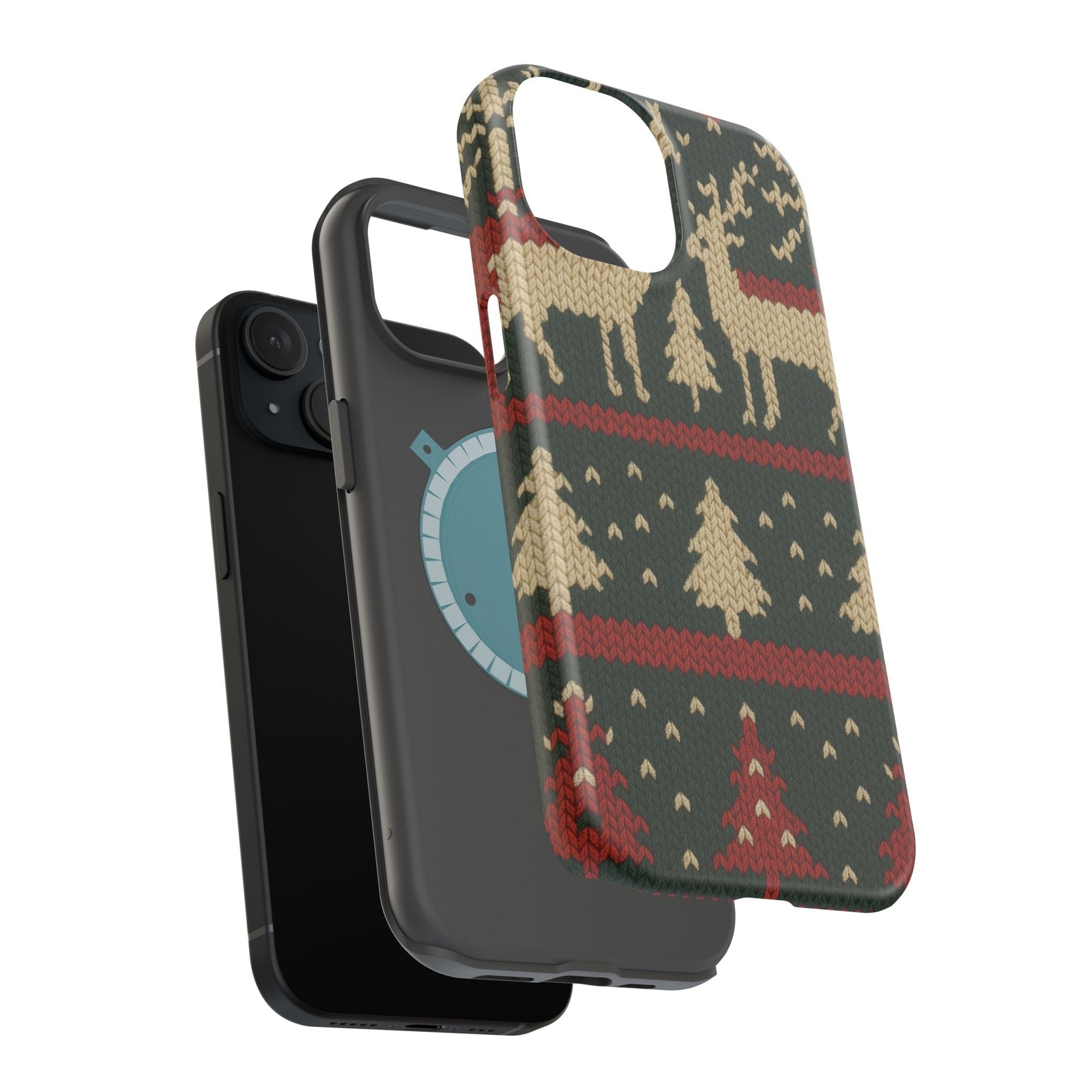 Holiday Reindeer Knit iPhone Case | compatible with MagSafe  Shamo's