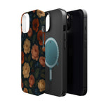 Floral Vintage Rose Magnetic Impact iPhone Case with MagSafe  Shamo's