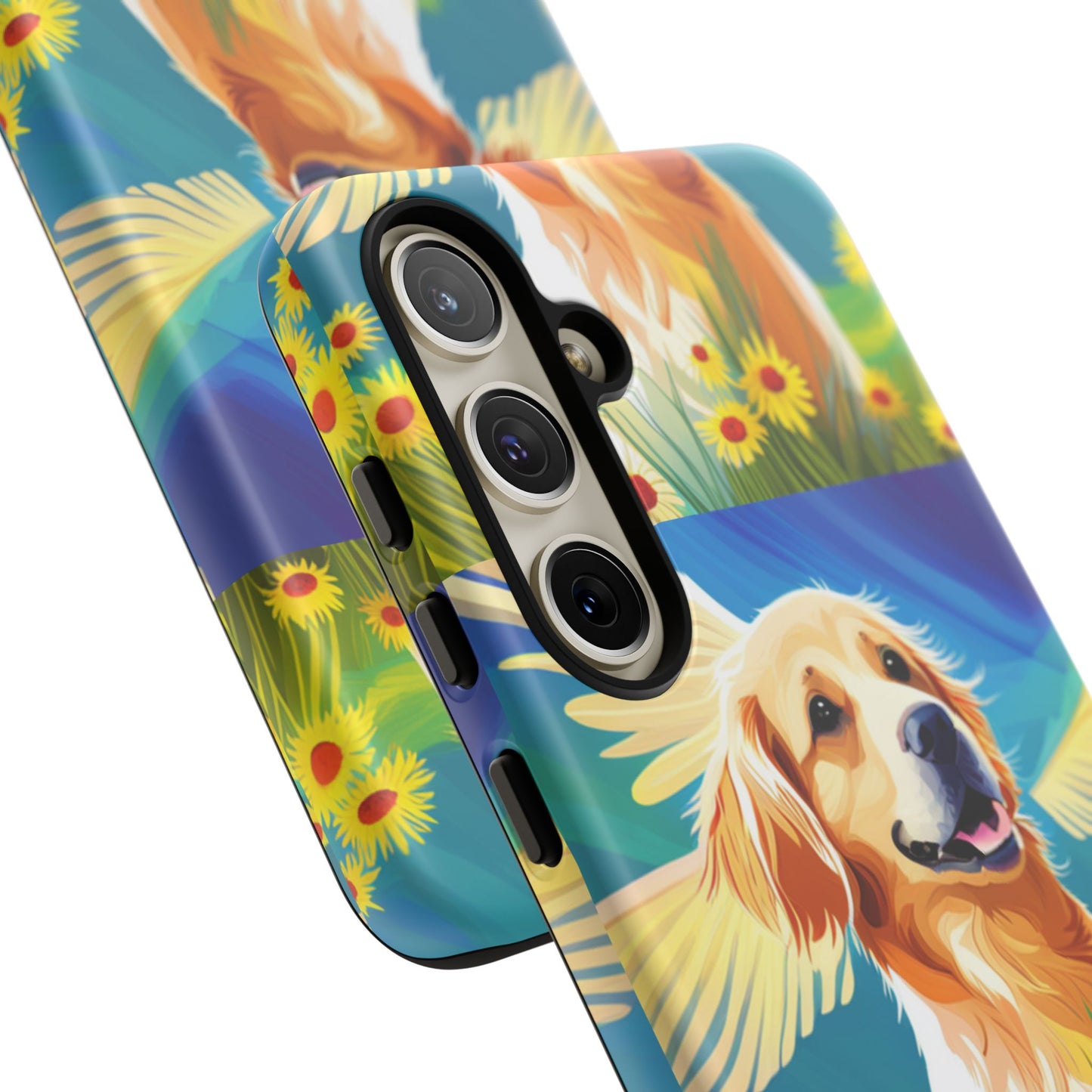 Tough Cases Golden Retriever with Wings Phone case
