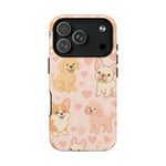 Puppies & Hearts iPhone Case compatible with MagSafe - Shamo's