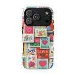 Vintage Romantic Love Stamp iPhone Case | Tough Protection + MagSafe  Shamo's iPhone 17 Pro / Glossy