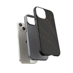 Black Marble Tough iPhone Case  Shamo's