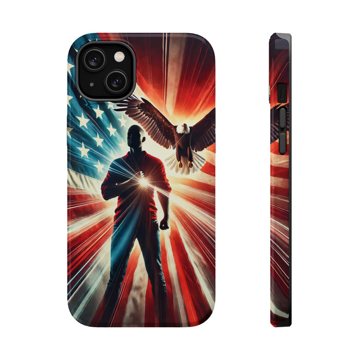 Magnetic Tough Phone Case with MagSafe Compatibility - Proud American Design Edition