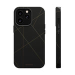 Funda para iPhone con diseño geométrico negro | MagSafe