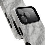Silver Mist Marble iPhone Case with MagSafe - iPhone 17 / Glossy - Shamo's