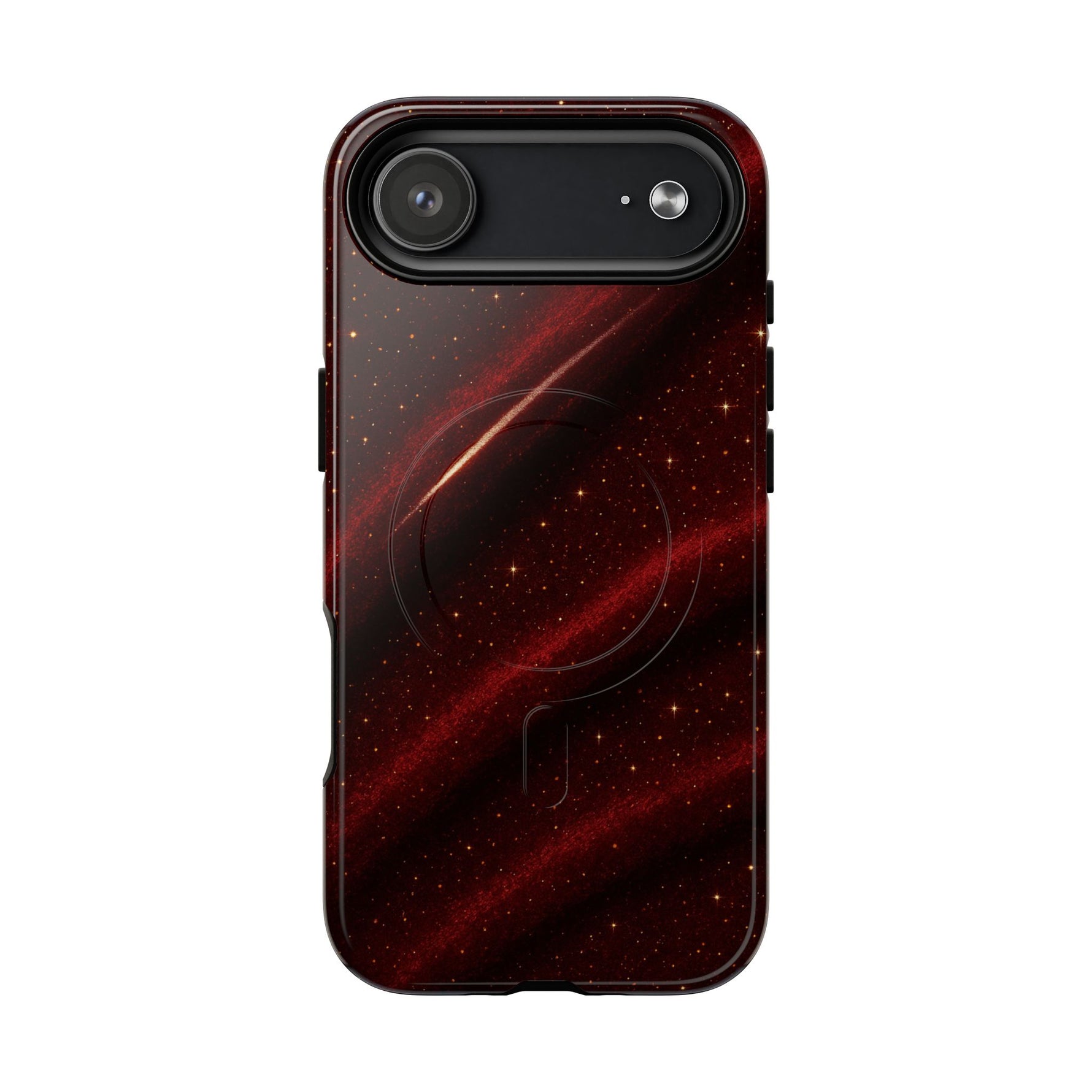 Red Nebula iPhone Case with MagSafe - Shamo's