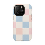 Pastel Checkerboard Pattern iPhone Cases - MagSafe - Shamo's