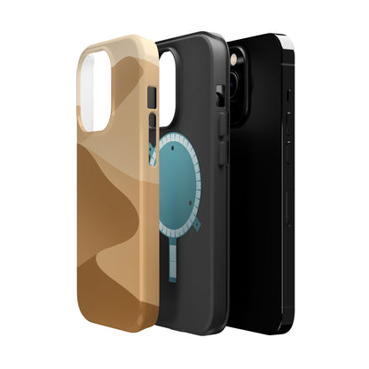 Neutral Desert Wave Design iPhone Case | MagSafe  Shamo's