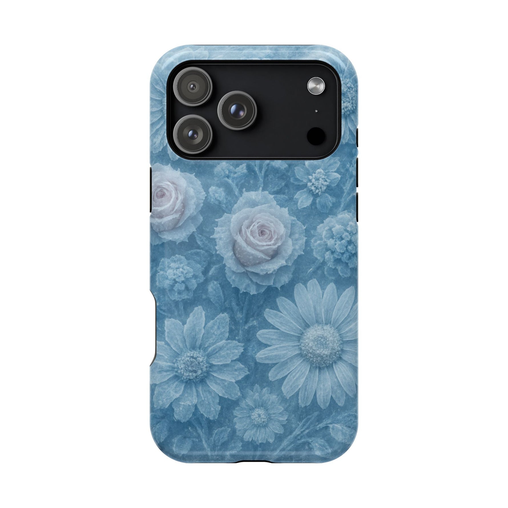 Frozen Beauty Floral Rose iPhone Case | MagSafe compatible  Shamo's iPhone 17 Pro Max / Glossy