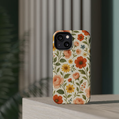 Floral Vintage Garden iPhone Case — with MagSafe  Shamo's