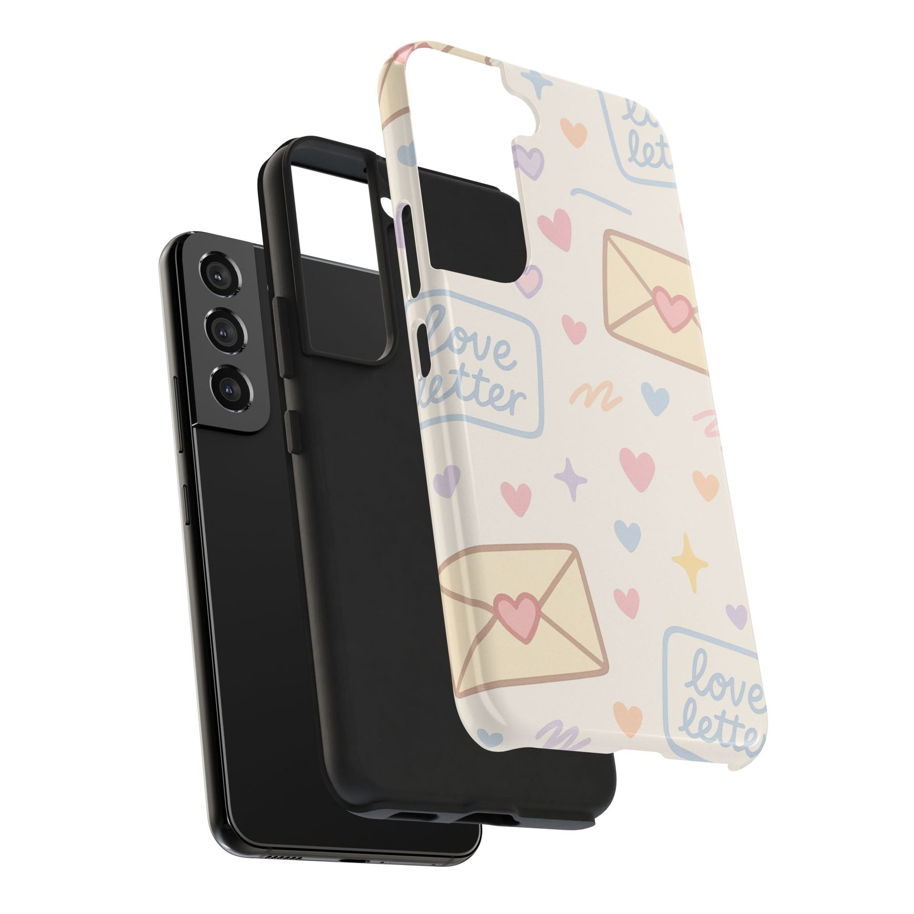 Pastel Love Letter Hearts Impact Phone Case  Shamo's