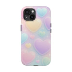 Cute Rainbow Hearts Phone Case  Shamo's iPhone 15