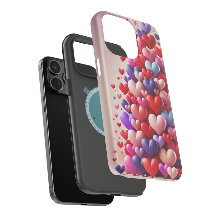 Shamo's Phone Case | MagSafe Compatible | Love Hearts Theme for iPhone 17 and more