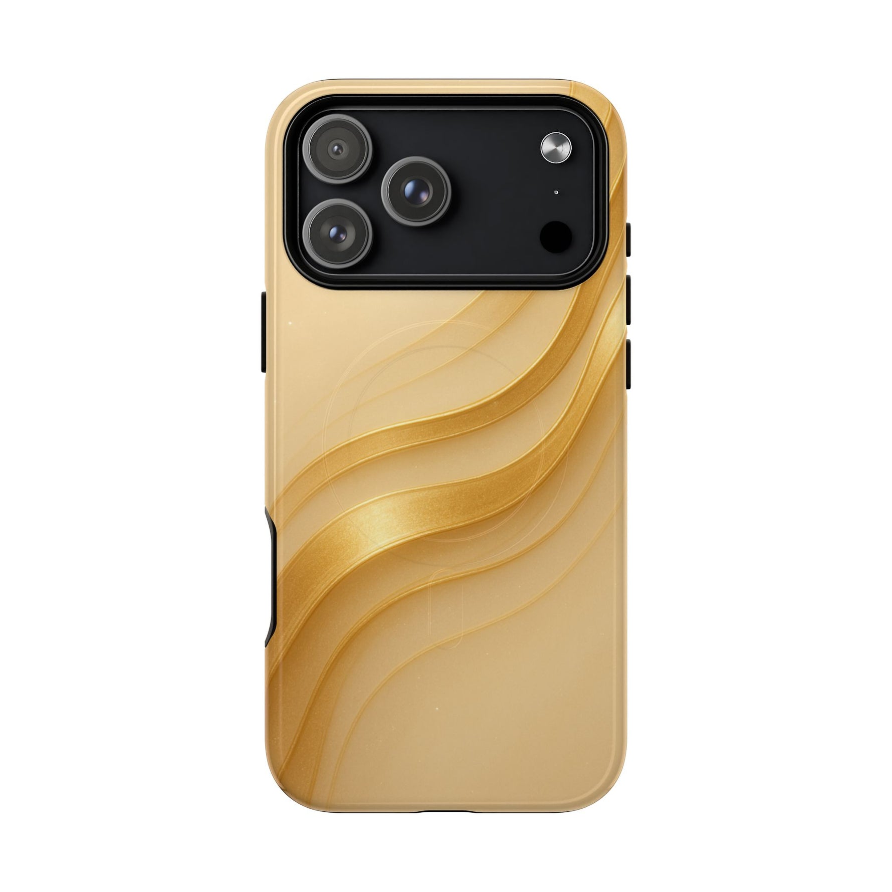 Luxury Series Golden Aura iPhone Case compatible with MagSafe - Shamo's