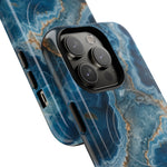 Blue Agate Marble iPhone Case —with MagSafe  Shamo's