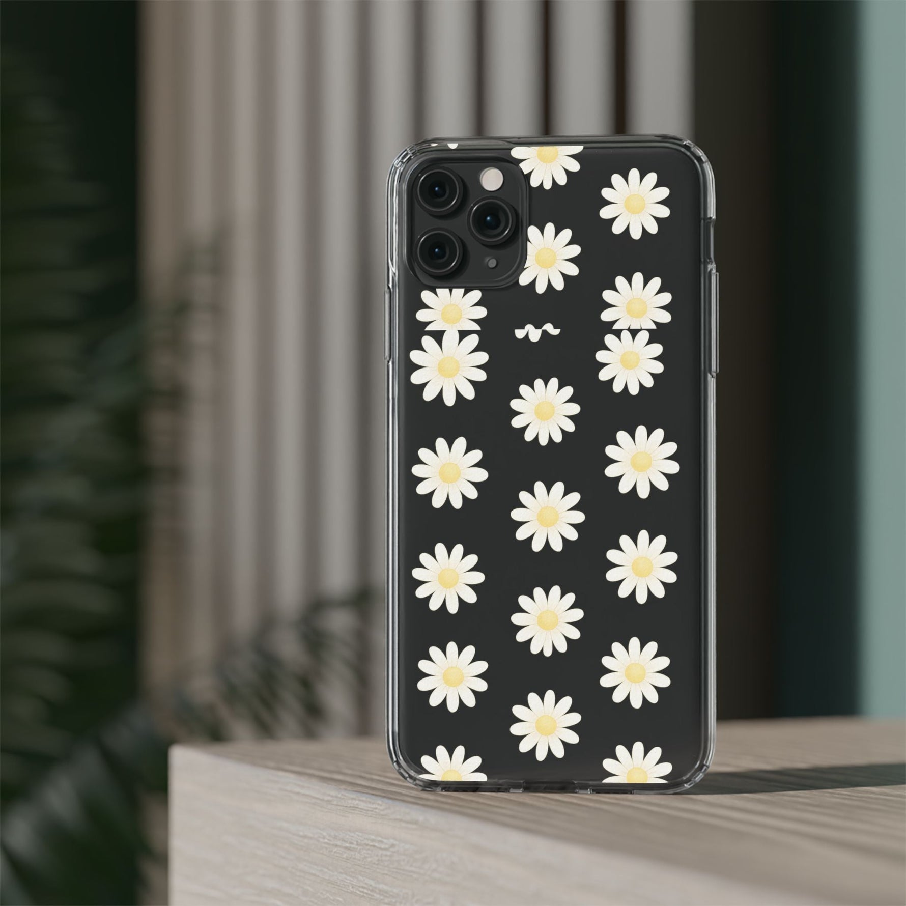 Daisy Floral Clear iPhone Case  Shamo's