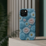 Frozen Floral Rose & Daisy Impact iPhone Case | MagSafe compatible  Shamo's